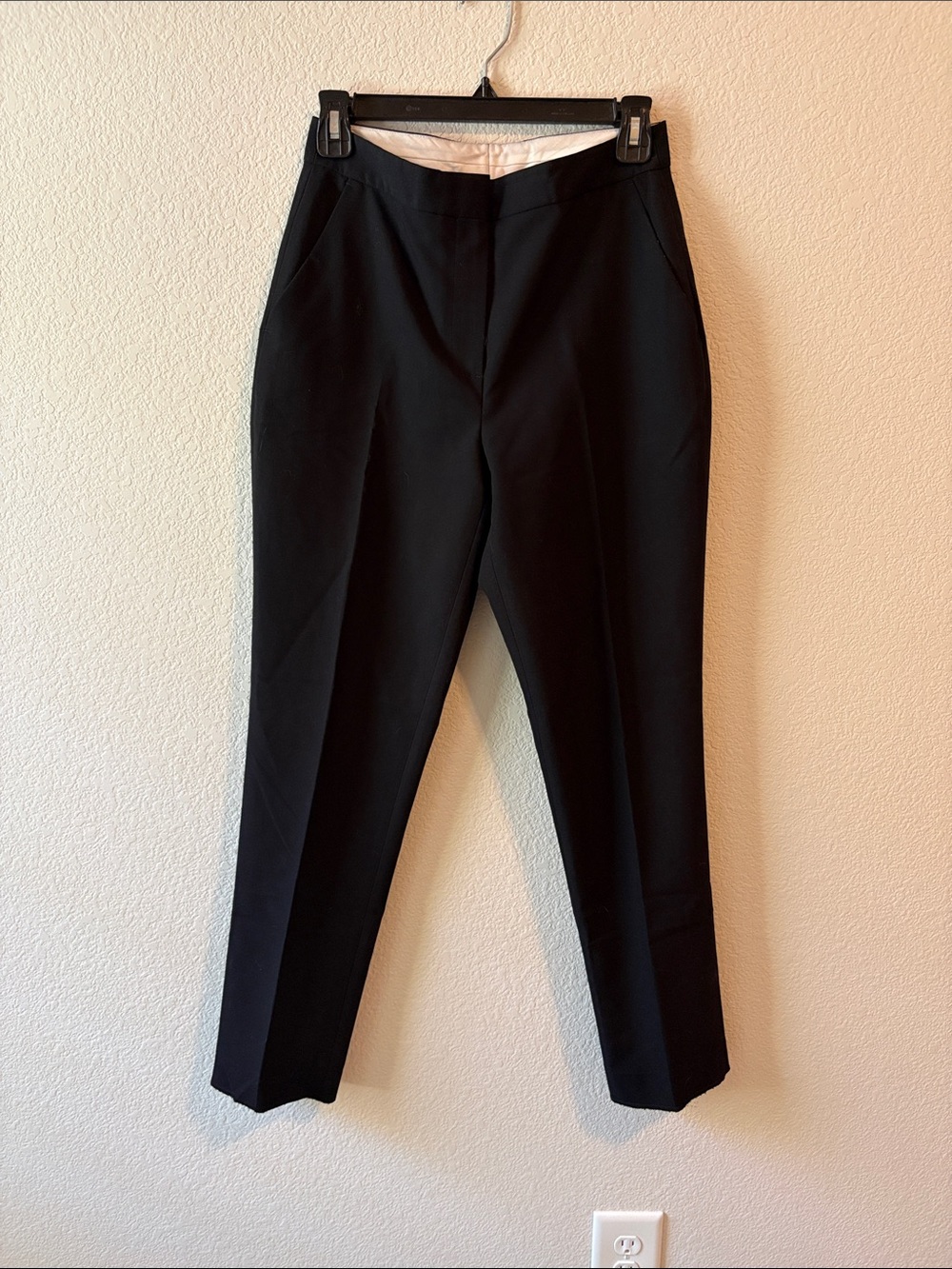 Topshop Black Women's Tailored Tapered Trousers